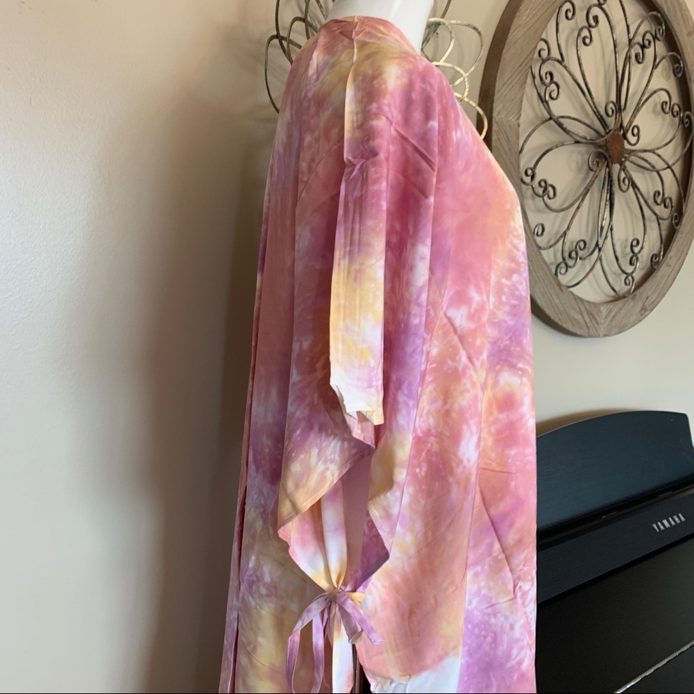 NWT TORRID Gorgeous Tie Dye Ruana - One Size - Swimsuit Cover Up - Picture 4 of 8